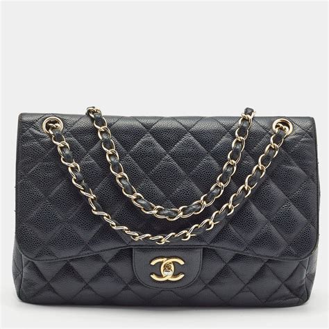 chanel classic caviar jumbo flap replica|Pre.